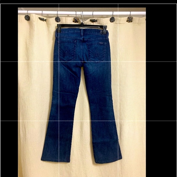 7 For all Mankind A pocket bootcut blue jeans - Picture 2 of 4